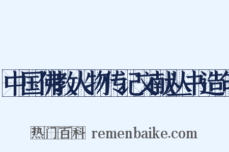 中国佛教人物传记文献丛书造句是什么意思的图片